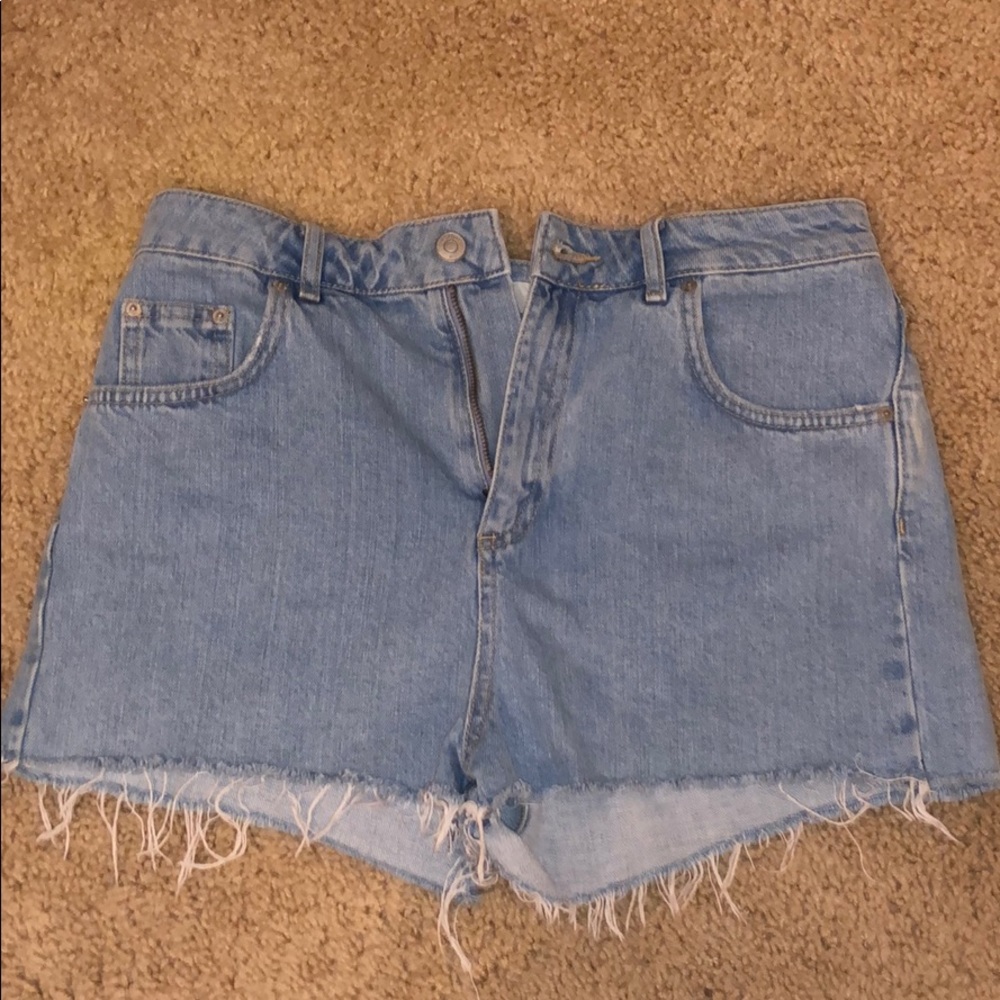 Topshop Moto Mom Shorts